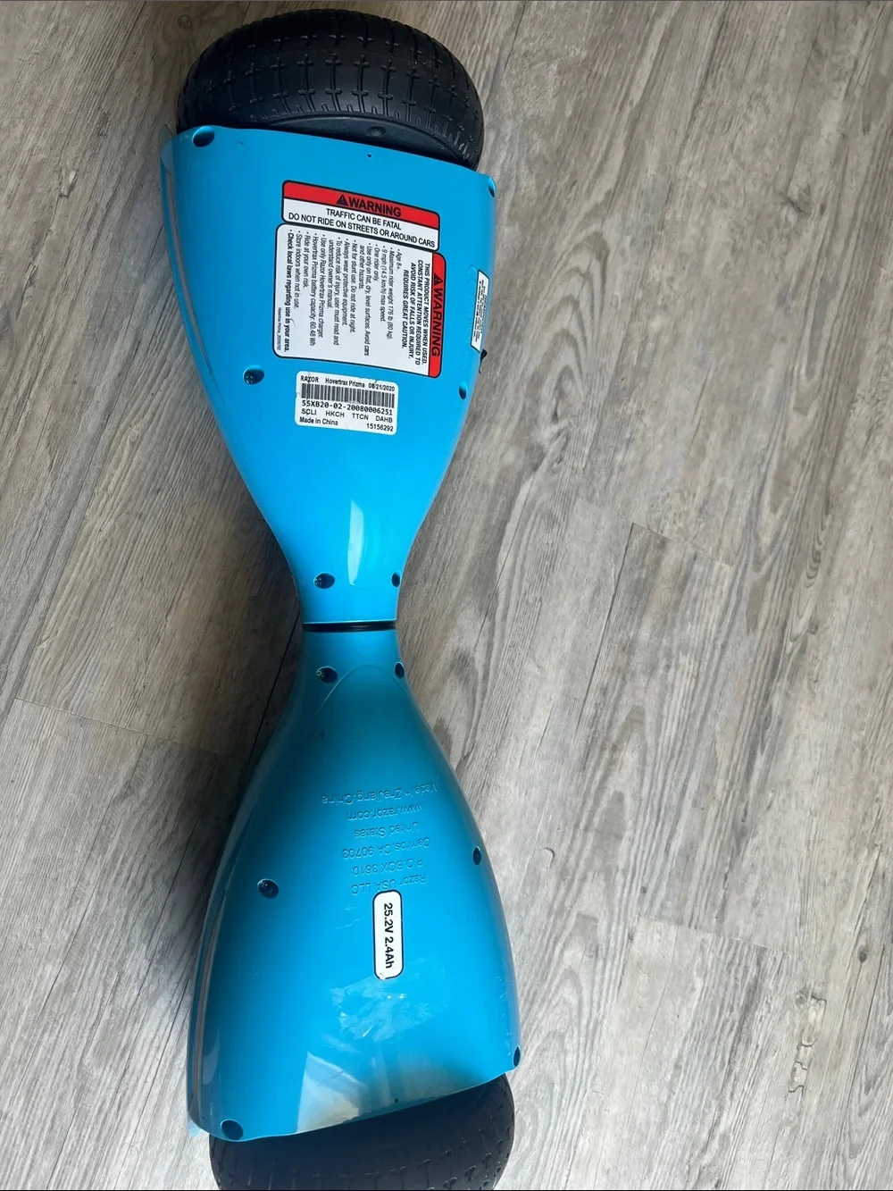 Razor Electric Blue Two-Wheel Ride - Picture 2 of 4